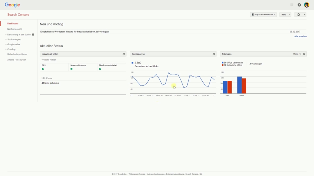 Search Console Webmaster Tools